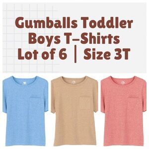 Lot of 6 Size 3T Toddler Boys T-Shirts